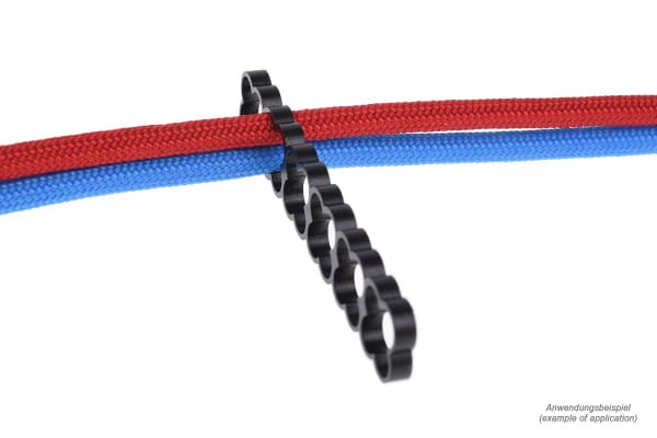 KAB Alphacool Eiskamm Alu X24 - 4mm black - 2 Stück PHT EOL