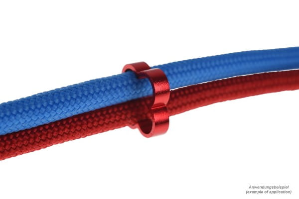 KAB Alphacool Eiskamm Alu X4 - 4mm red - 4 Stück PHT EOL