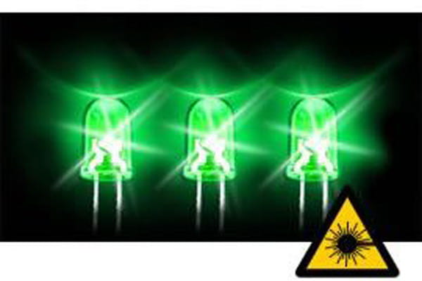 LED 5mm Hyperhelle LED grün 12000mcd 20° 3.0V