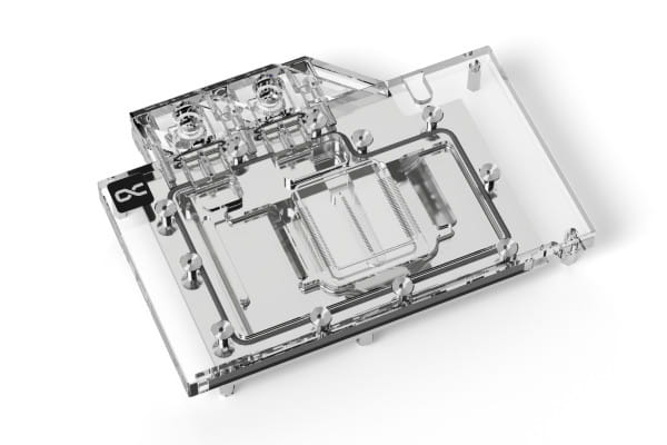 WAK B-Ware Alphacool Eisblock Aurora Acryl RTX 4070TI Reference mit Backplate