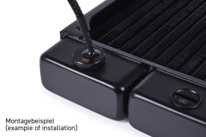 SEN Alphacool Eiszapfen Temperatursensor flach G1/4 - schwarz