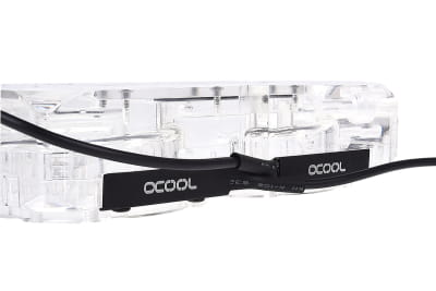 PUZ B-Ware Alphacool Eisdecke D5 Dual Acryl Aufsatz