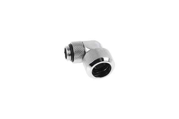 ANS Alphacool Eiszapfen 16mm HardTube Anschraubtülle 90° drehbar G1/4 - Chrome
