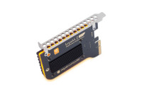 WAH Aquacomputer kryoM.2 evo PCIe 3.0/4.0 x4 Adapter für M.2 NGFF PCIe SSD, M-Key mit Passivkühler