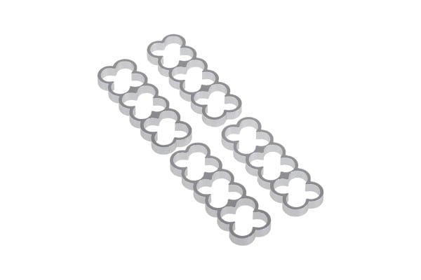 KAB Alphacool Eiskamm Alu X12 - 4mm silver - 4 Stück PHT EOL
