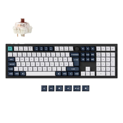TAT Keychron Q6 Max (DE-Layout, Gateron Jupiter Brown, Hot-Swap, Aluminiumrahmen, RGB) TAT Keychron Q6 Max (DE-Layout, Gateron Jupiter Brown, Hot-Swap, Aluminiumrahmen, RGB)