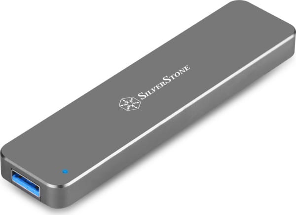 GHZ SilverStone SST-MS09C BIY externe SSD-Festplattengehäuse silber EOL