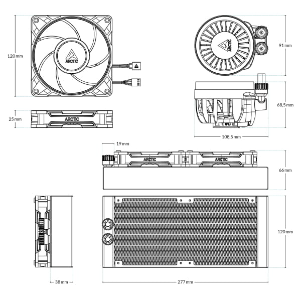 KOI Arctic Liquid Freezer III Pro 240 All-in-One CPU-Wasserkühler