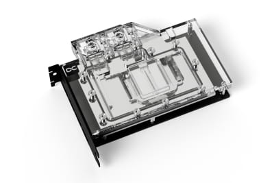 WAK B-Ware Alphacool Eisblock Aurora Acryl RTX 4070TI Reference mit Backplate
