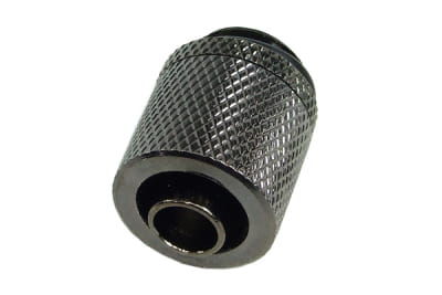 ANS 11/8mm (8x1,5mm) Anschraubtülle G1/4 - gerändelt - black nickel ANS 11/8mm (8x1,5mm) Anschraubtülle G1/4 - gerändelt - black nickel