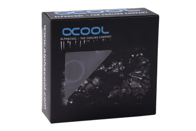 ANS B-Ware Alphacool Eiszapfen PRO 16mm HardTube Fitting G1/4 - Deep Black Sixpack
