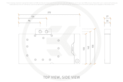 WAK EK Water Blocks EK-Quantum Vector2 AMP/Trinity RTX 4090 D-RGB - Nickel + Plexi
