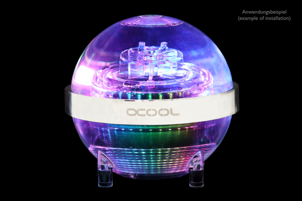 B-Ware Alphacool Eisball Adressable RGB - Acryl (inkl. D5 VPP655 PWM)