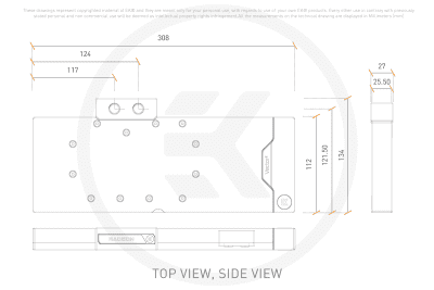 WAK EK Water Blocks EK-Quantum Vector2 RX 7900 XTX D-RGB - Nickel + Acetal