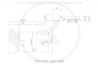 WAC EK Water Blocks EK-Quantum Momentum2 ROG Crosshair VIII Extreme D-RGB - Plexi