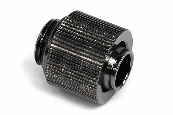 ANS 13/10mm (10x1,5mm) Anschraubtülle G1/4 - kompakt - black nickel