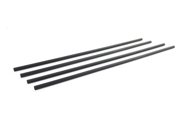 S13 Alphacool Schlauch AlphaTube TPV 12,7/7,6 - 4x60cm Gerade - Black Retailbox