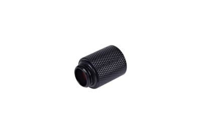 ANF Alphacool HF Verlängerung G1/4 auf G1/4 20mm - Deep Black PHT EOL