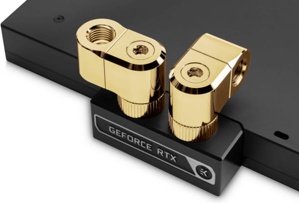 ANF EK Water Blocks EK-Quantum Torque Double Rotary Offset 21 - Gold