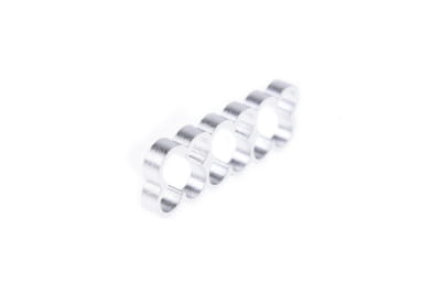 KAB Alphacool Eiskamm Alu X12 - 4mm silver - 4 Stück PHT EOL
