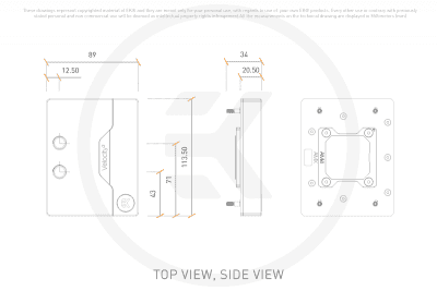 WAC EK Water Blocks EK-Quantum VelocityÂ² D-RGB - AM5 Nickel + Acetal