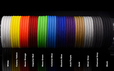 MKA Alphacool AlphaCord Sleeve 4mm - 3,3m (10ft) - Imperial Red (Paracord 550 Typ 3) 330cm EOL