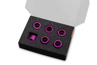 EK Water Blocks EK-Quantum Torque Compression Ring 6-Pack STC 13 - Purple