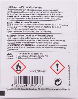 WÄM THERMAL HERO Wärmeleitpasten-Reinigungstücher IA70 10er-Pack