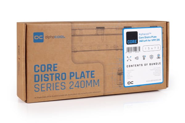 AGB Alphacool Core Distro Plate 240 Rechts VPP/D5 PHT EOL