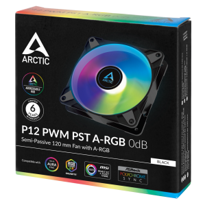 L12 Arctic P12 PWM PST A-RGB 0db - Black