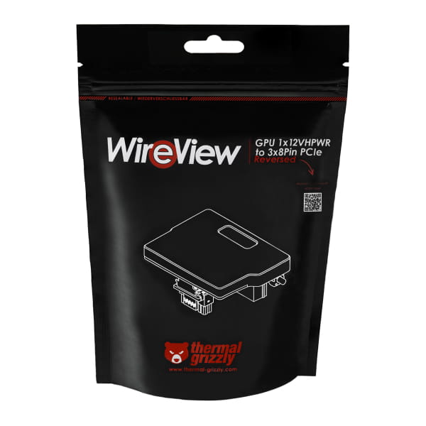 ZK Thermal Grizzly WireView GPU 1x12VHPWR > 3x8Pin PCIe, Reversed