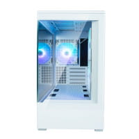 GHE Zalman P30 V2 micro-ATX Gehäuse Tempered Glass Panoramic View - Weiß