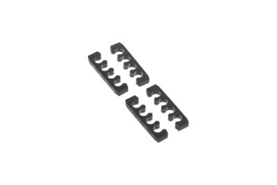 KAB Alphacool Eiskamm X4 Flat - 3mm black - 4 Stück EOL