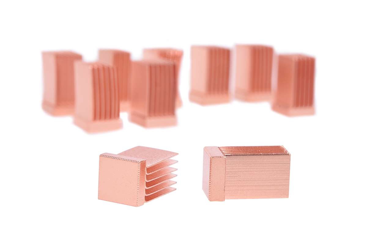 Alphacool GPU RAM Copper Heatsinks 6.5x6.5mm 10 pcs. Alphacool