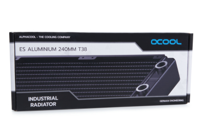 RAD Alphacool ES Aluminium 240 mm T38 - (For Industry only) EOL