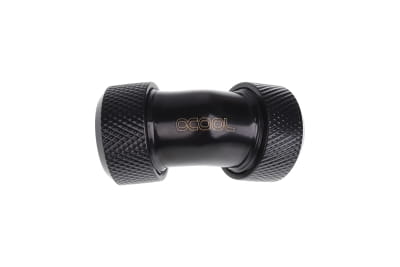 ANS Alphacool Eiszapfen 13mm HardTube Anschraubtülle 45° L-Verbinder - Deep Black PHT EOL ANS Alphacool Eiszapfen 13mm HardTube Anschraubtülle 45° L-Verbinder - Deep Black PHT EOL