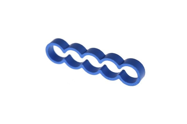 KAB Alphacool Eiskamm Alu X5 Flat - 4mm blue - 4 Stück PHT EOL