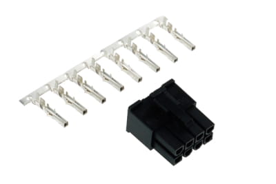 ZK Phobya ATX Power Connector 8Pin Stecker inkl. 8 Pins - Black