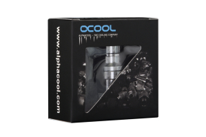 ANK Alphacool Eiszapfen Schnellverschluss Kupplung Schott G1/4 IG - Chrome