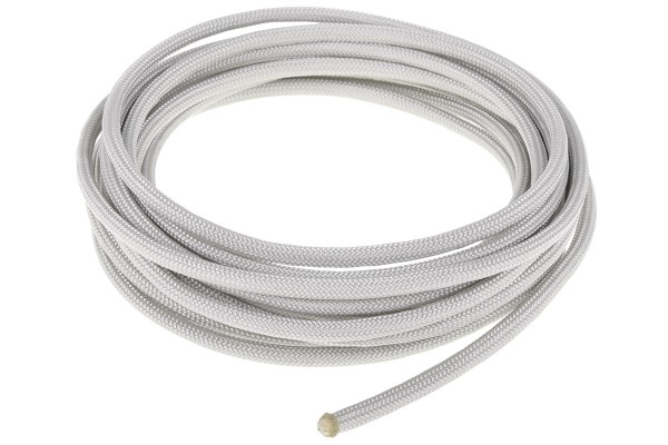 MKA Alphacool AlphaCord Sleeve 4mm - 3,3m (10ft) - Silver Grey (Paracord 550 Typ 3) 330cm EOL