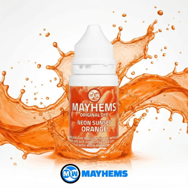 WAZ Mayhems Dye Original Series 15 ml - Neon Sunset Orange