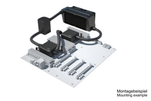 SVK Alphacool ES 2U - 2x 80 / 2x Eisbaer LT / Eisstation 80 DC-LT 3600rpm