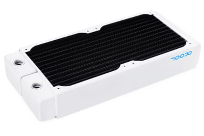 RAD Alphacool NexXxoS XT45 Full Copper 240mm Radiator V.2 - White Special Edition PHT EOL