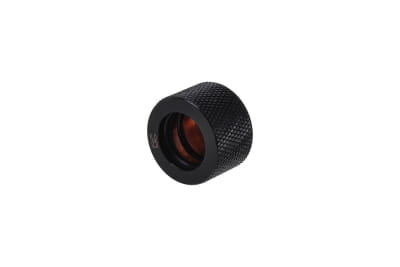 ANS Alphacool HT 16mm HardTube Anschraubtülle G1/4 - gerändelt - Deep Black PHT EOL