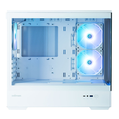 GHE Zalman P30 V2 micro-ATX Gehäuse Tempered Glass Panoramic View - Weiß