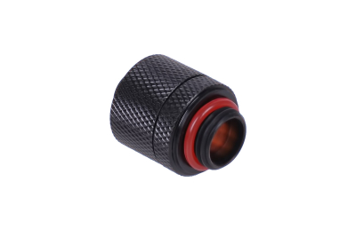 ANS 13/10mm (10x1,5mm) Anschraubtülle G1/4 - gerändelt - black matt