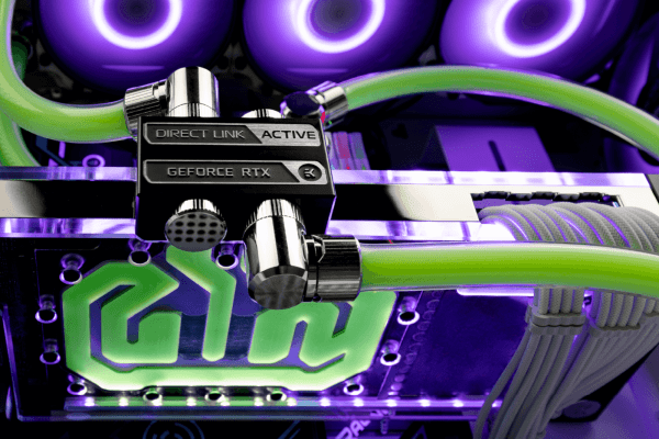 ANF EK Water Blocks EK-Quantum Torque Adapter 90 Grad G1/4 Zoll AG auf G1/4 Zoll IG - drehbar, nickel silber