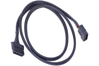 KAB Phobya 4Pin Molex Stromverlängerung - Schwarz 90cm