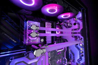 ANF EK Water Blocks EK-Quantum Torque Adapter 90 Grad G1/4 Zoll AG auf G1/4 Zoll IG - drehbar, nickel silber