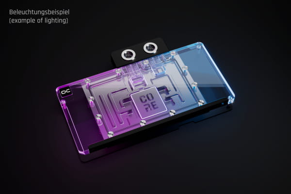 WAK Alphacool Core RX 9070 XT Nitro+ mit Backplate